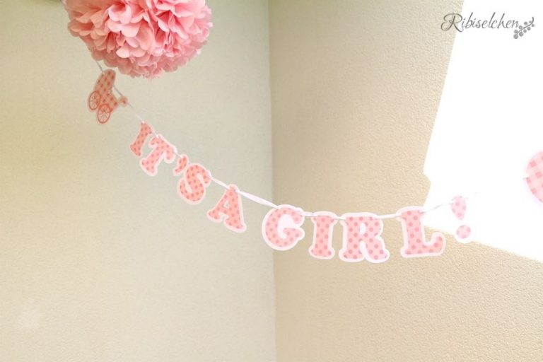 Avezano Babyparty Hintergrund Rosa Schleife & Blume – 2,1x1,5 M, Baumwolle, Für Fotoshooting & Deko