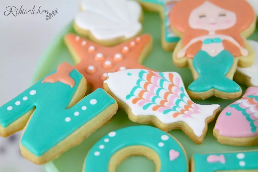Meerjungfrauen Sweet Table Kekse