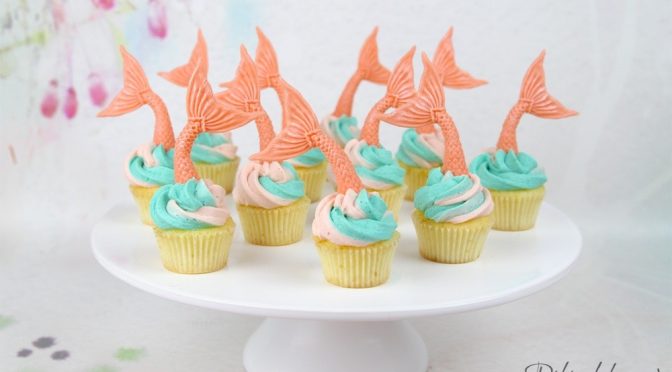 Meerjungfrauen Sweet Table: Cupcakes, Macarons, Cake Pops und Cookies!