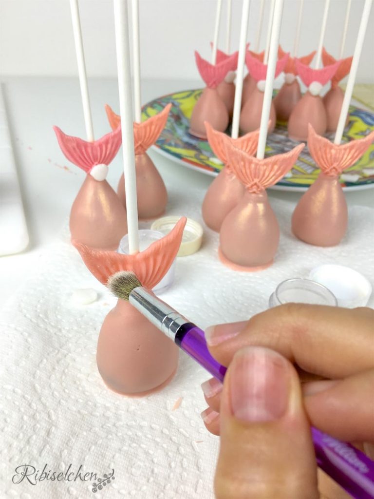 Meerjungfrauen Sweet Table Cake Pops