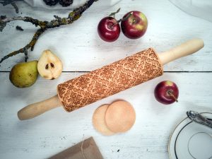 Geschenkideen für Hobbybäcker: Rollholz mit Muster