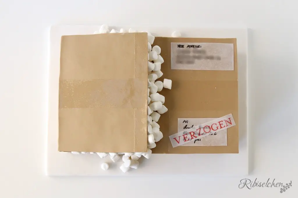 Pakettorte Anleitung - Package Cake Tutorial