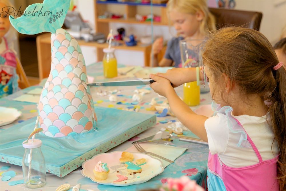 Meerjungfrauentorte Anleitung - Mermaid Cake