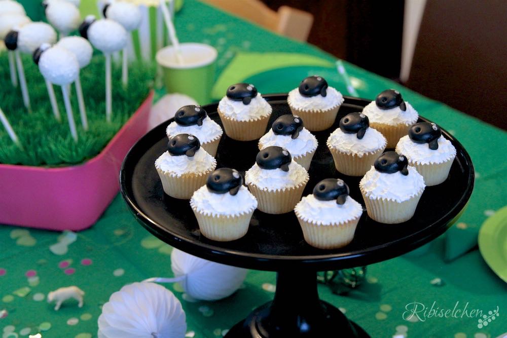 Schaf Party Cupcakes