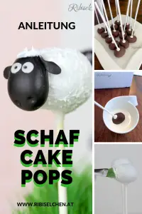Schaf Cake Pops: Schritt-für-Schritt  Anleitung mit vielen Fotos. Perfekt für eine Bauernhofparty oder Schafparty!
