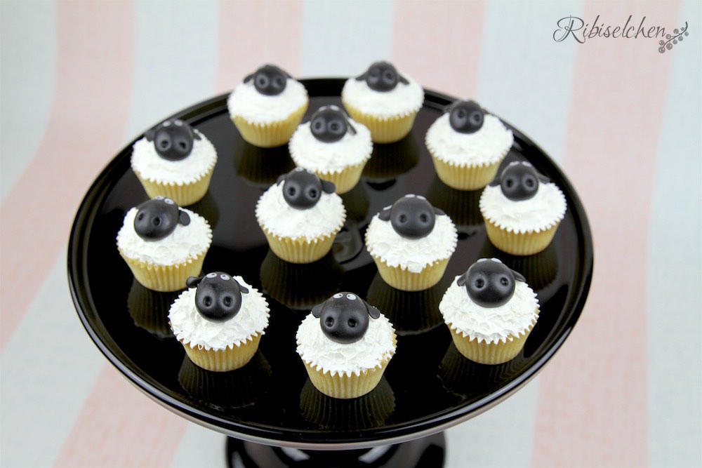 Schaf Cupcakes Anleitung