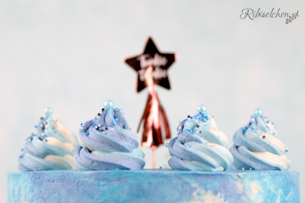 Babyparty Torte blau