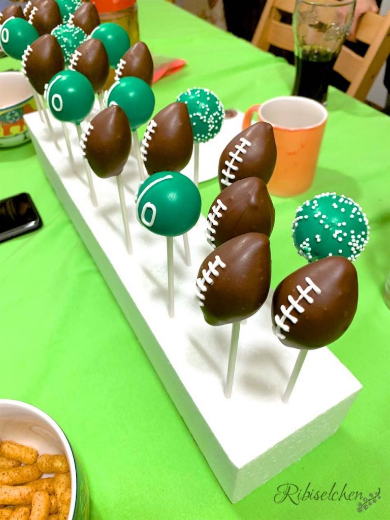 Football Cake Pops Anleitung