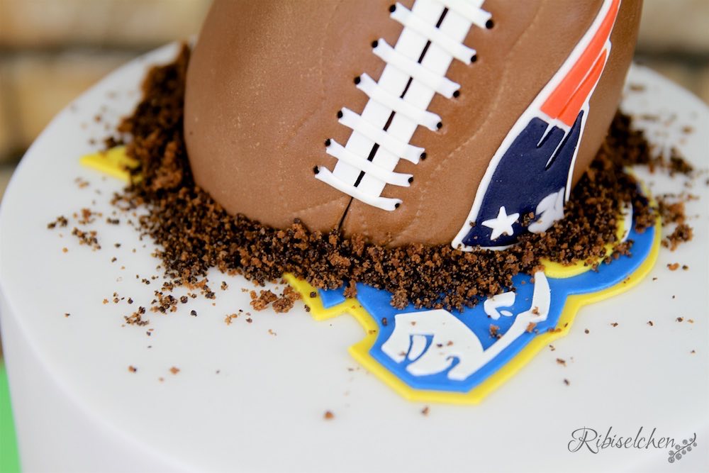 American Football Torte Anleitung