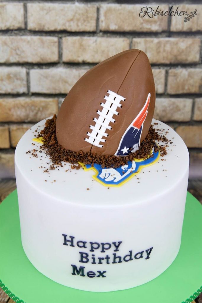 American Football Torte Anleitung