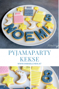 Royal Icing Kekse für deine Pyjamaparty! #ribiselchen #pyjamaparty #übernachtungsparty #kekse #slumberpartycookies #slumberparty