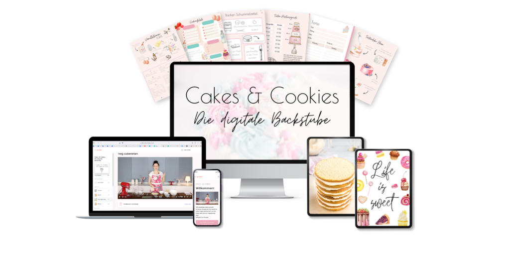 Mockup von Cakes & Cookies - Die digitale Backstube